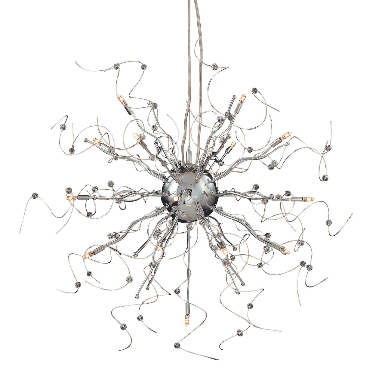 Classic Lighting 16075 CH Nitro Crystal Chandelier in Chrome