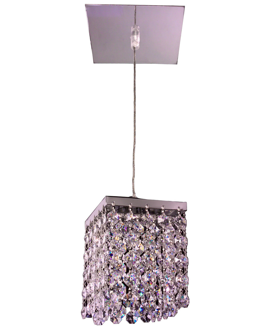 Classic Lighting 16101 S Bedazzle Crystal Pendant in Chrome