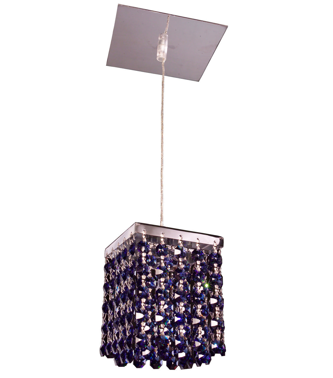 Classic Lighting 16101 SDS Bedazzle Crystal Pendant in Chrome