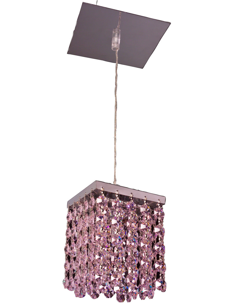 Classic Lighting 16101 SRO-S Bedazzle Crystal Pendant in Chrome