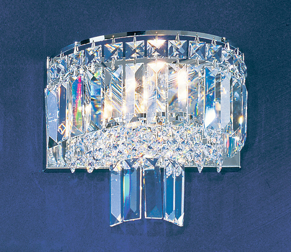 Classic Lighting 1623 CH SC Ambassador Crystal Wall Sconce in Chrome