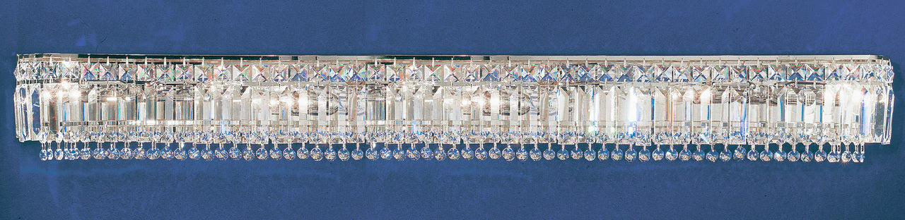 Classic Lighting 1627 CH S Ambassador Crystal Vanity Light in Chrome