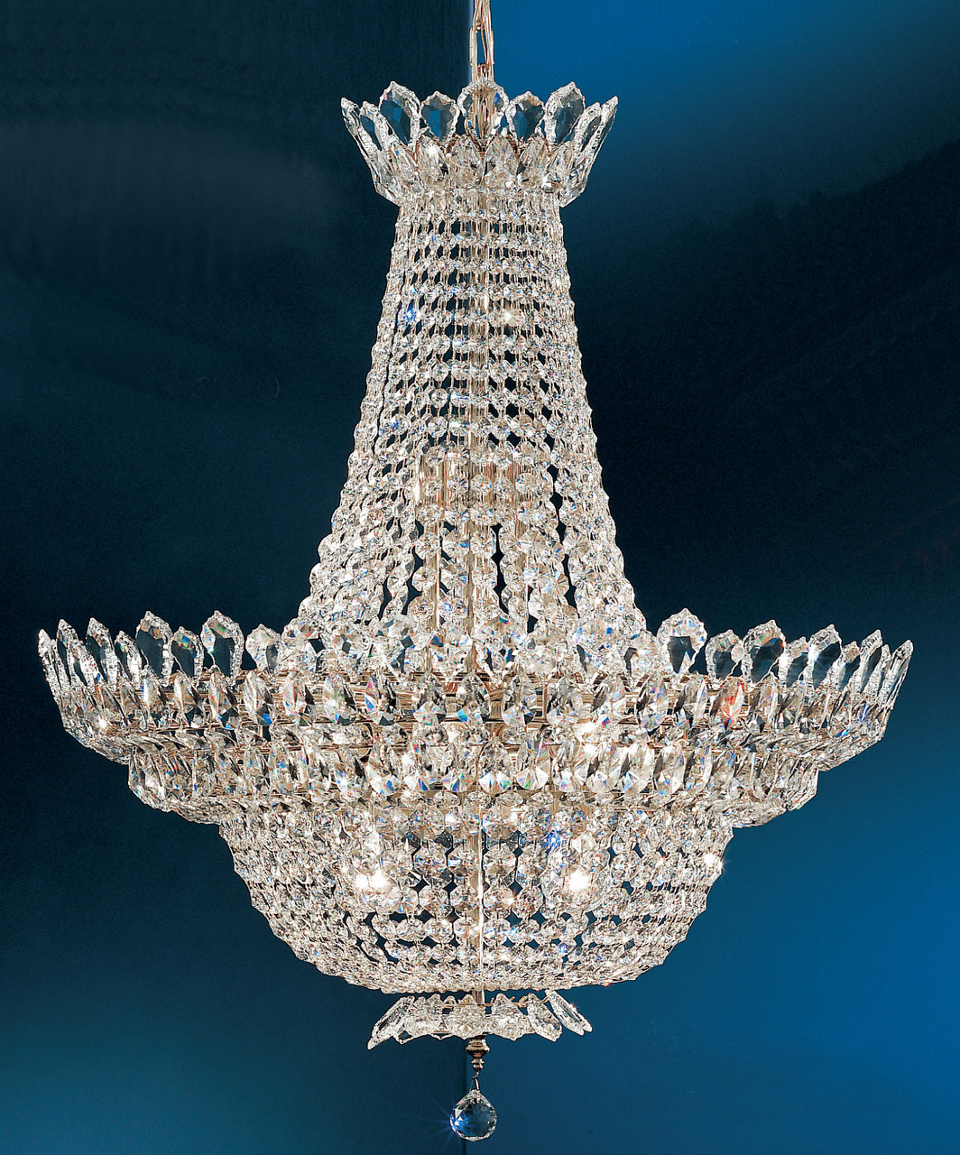 Classic Lighting 1686 CP Tiara Crystal Chandelier in Chrome (Imported from Italy)