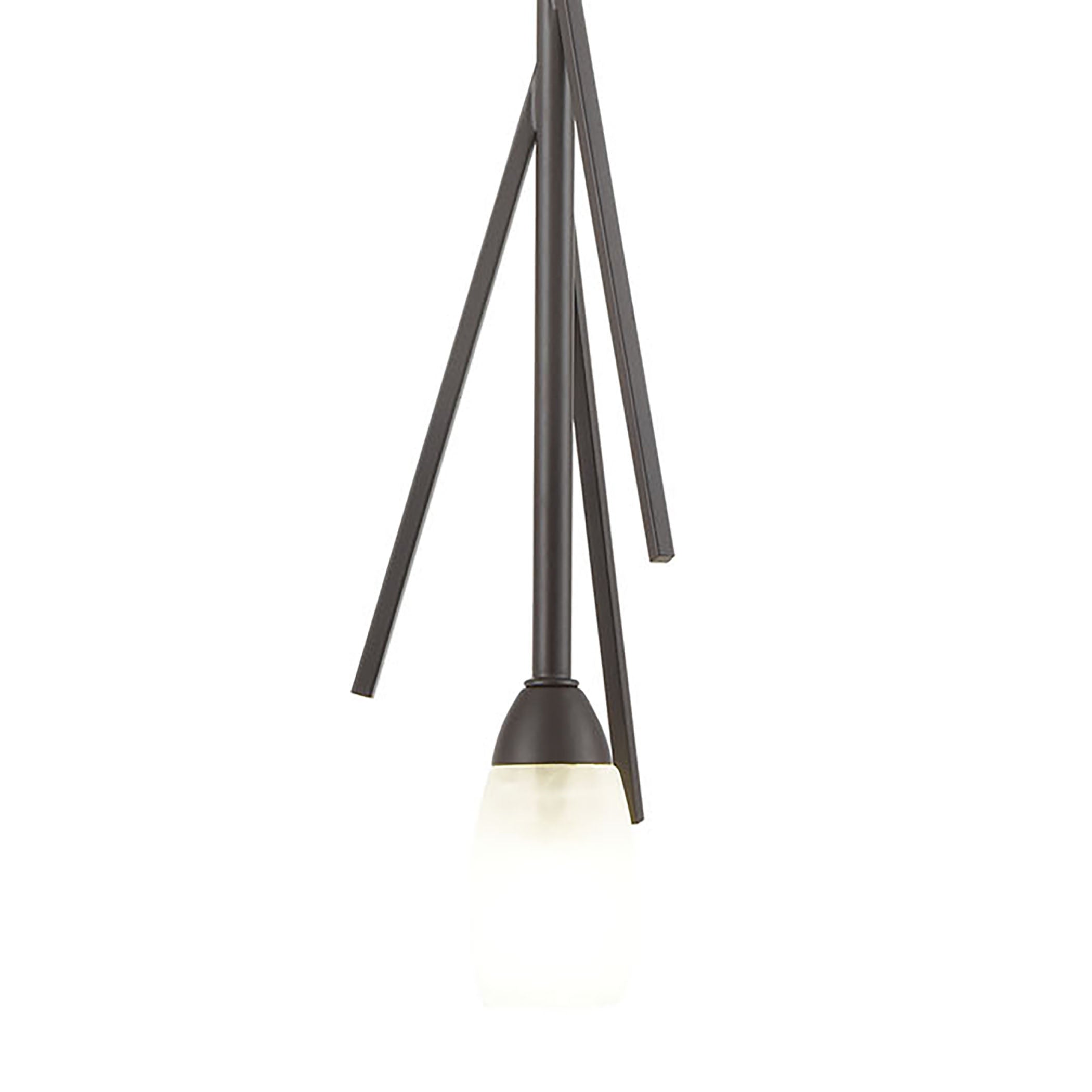 ELK Lighting 18272/1 Ocotillo 1-Light Mini Pendant in Oil Rubbed Bronze with Frosted Glass