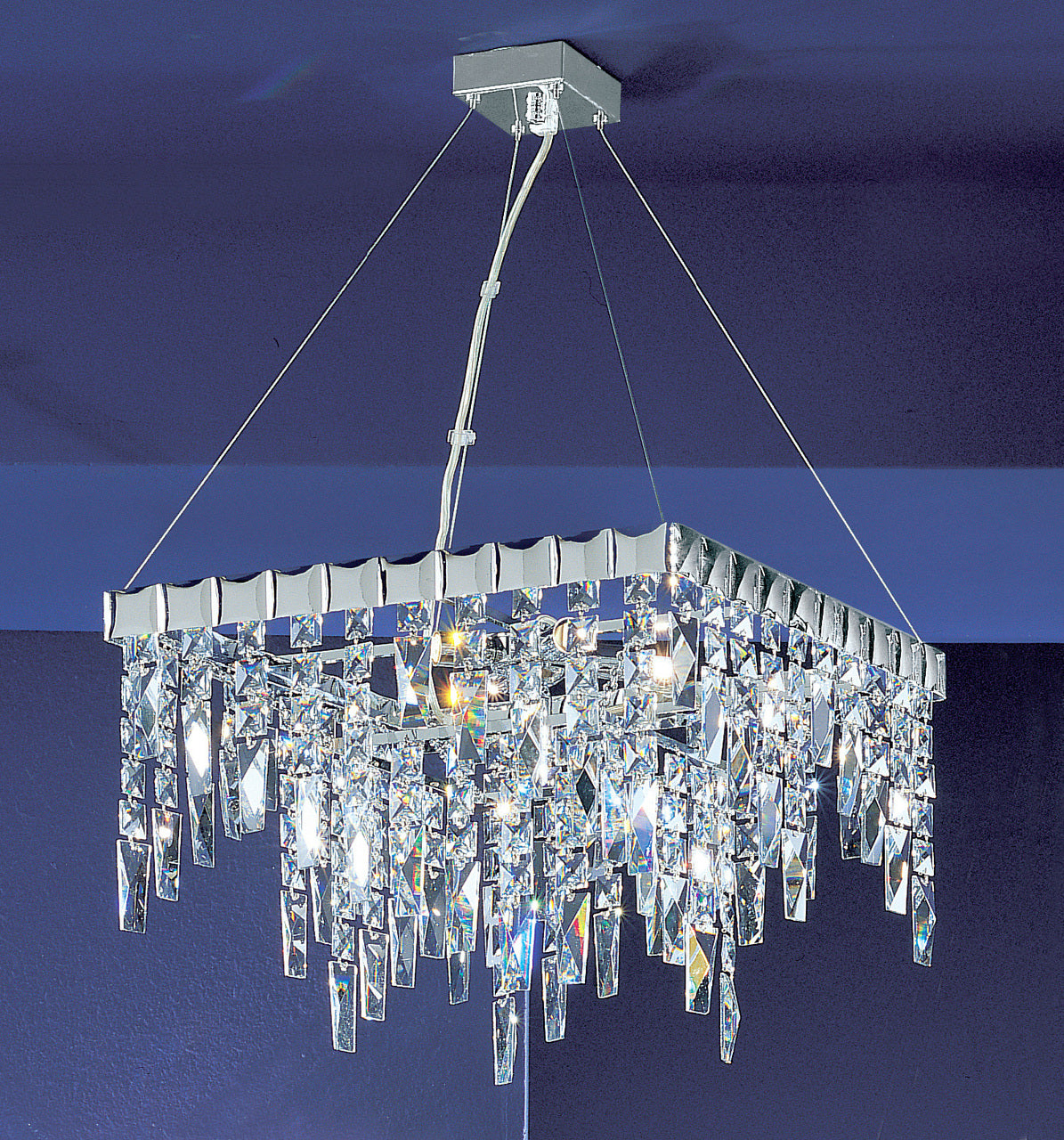 Classic Lighting 1905 CH S Uptown Crystal Chandelier in Chrome (Imported from Spain)