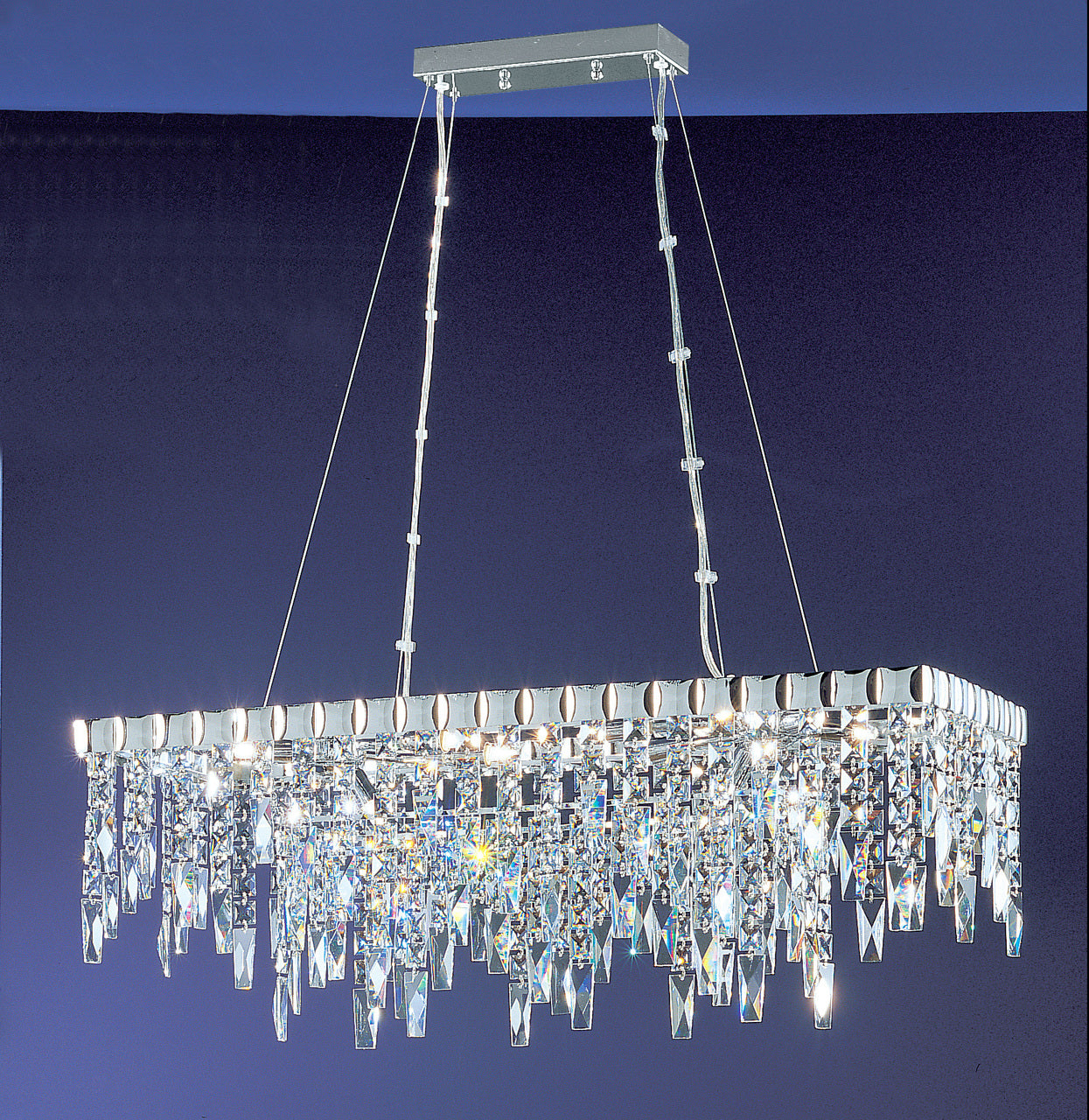 Classic Lighting 1909 CH CP Uptown Crystal Chandelier in Chrome (Imported from Spain)