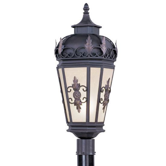 LIVEX Lighting 2198-07 Berkshire Outdoor Post Lantern in Bronze (1 Light)