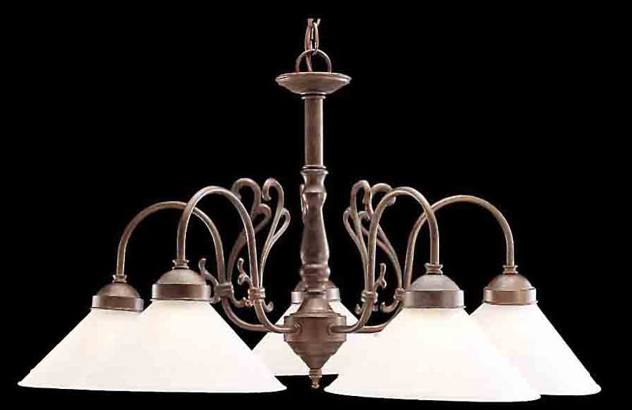 Classic Lighting 3055 EB-C Biltmore Traditional Chandelier in English Bronze