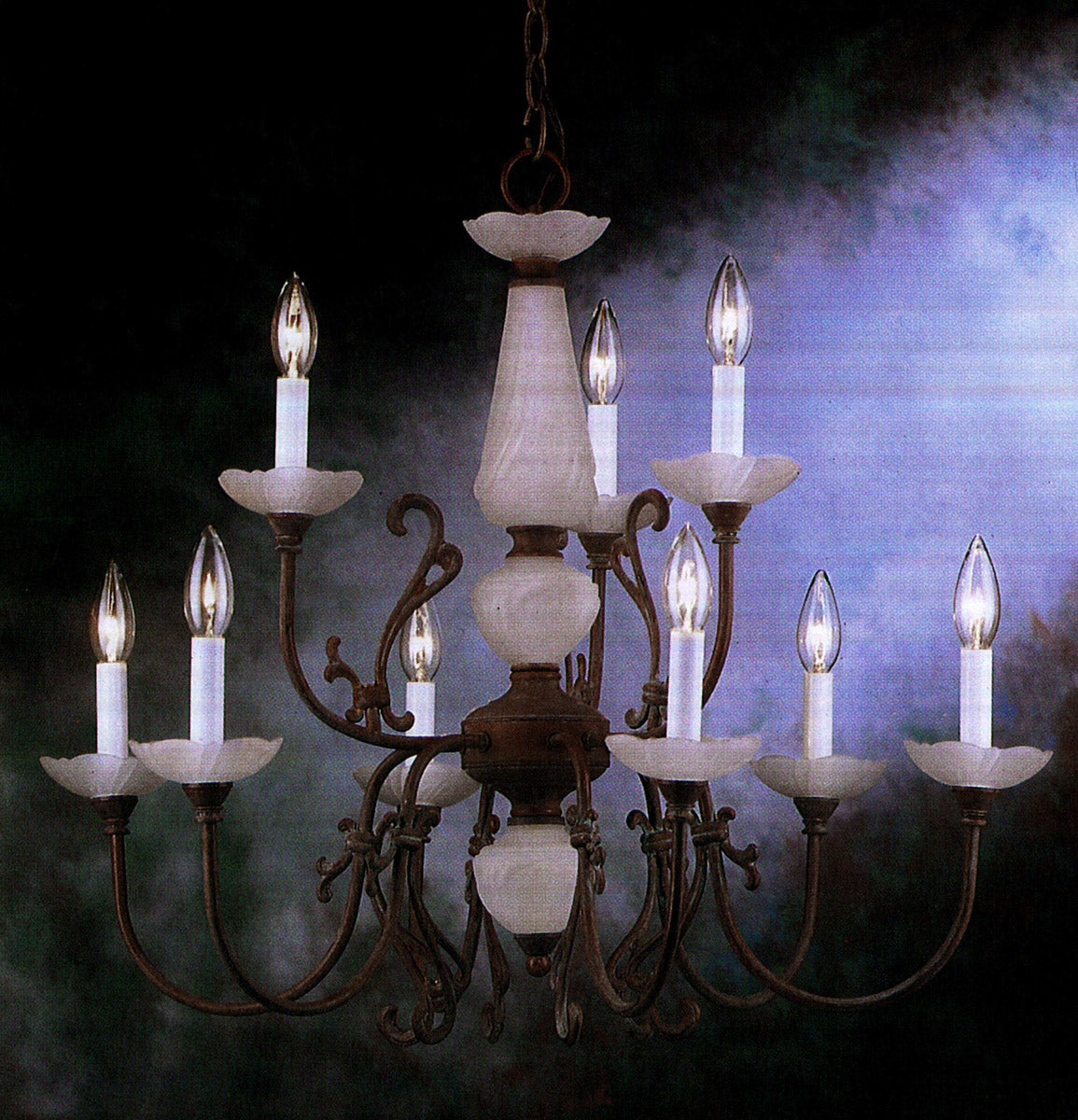 Classic Lighting 3069 ORB Bloomington Traditional Chandelier in Oil-Rubbed Bronze