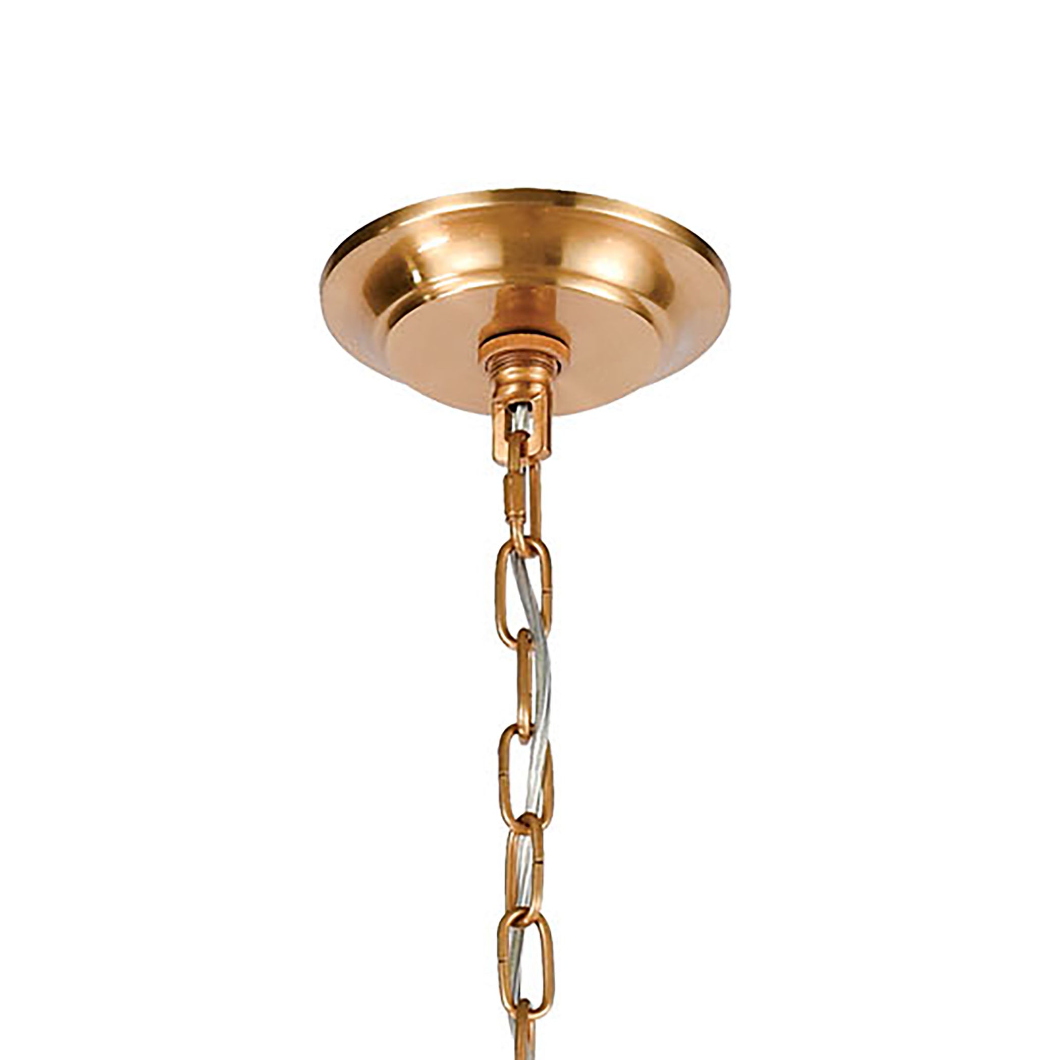 ELK Lighting 32416/8 Abaca 8-Light Chandelier in Satin Brass