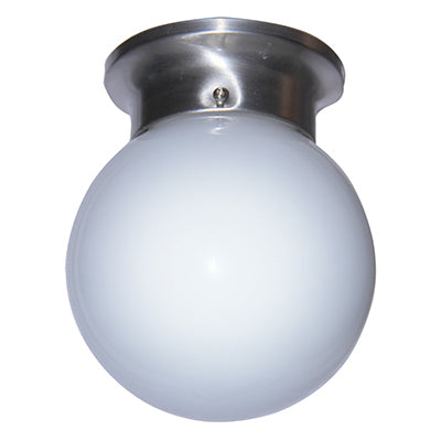 Trans Globe Lighting 3606 BN 6" Indoor Brushed Nickel Traditional Flushmount