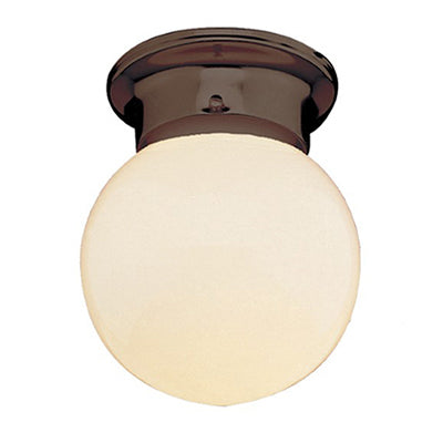 Trans Globe Lighting 3606 ROB 6" Indoor Rubbed Oil Bronze Traditional Flushmount