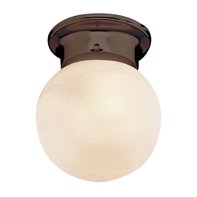 Trans Globe Lighting 3607 ROB 6" Indoor Rubbed Oil Bronze Traditional Flushmount