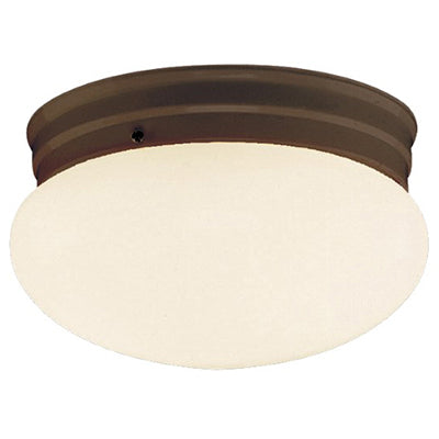 Trans Globe Lighting 3618 ROB 8" Indoor Rubbed Oil Bronze Traditional Flushmount