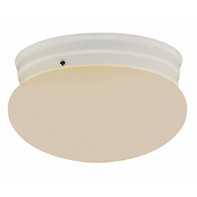Trans Globe Lighting 3618 WH 8" Indoor White Traditional Flushmount