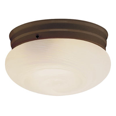 Trans Globe Lighting 3619 ROB 8" Indoor Rubbed Oil Bronze Traditional Flushmount