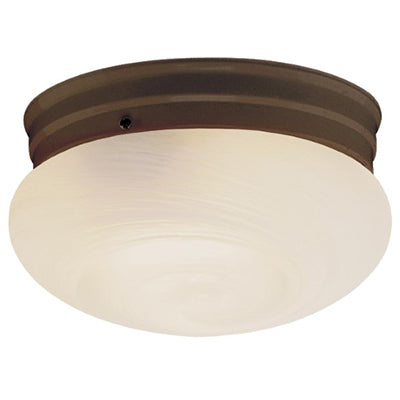 Trans Globe Lighting 3621 ROB 10" Indoor Rubbed Oil Bronze Traditional Flushmount