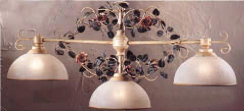 Classic Lighting 3694 Bouquet Floral Island Light in Ivory (Imported from Italy)