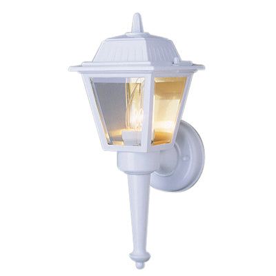 Trans Globe Lighting 4005 WH 14" Outdoor White Traditional Wall Lantern
