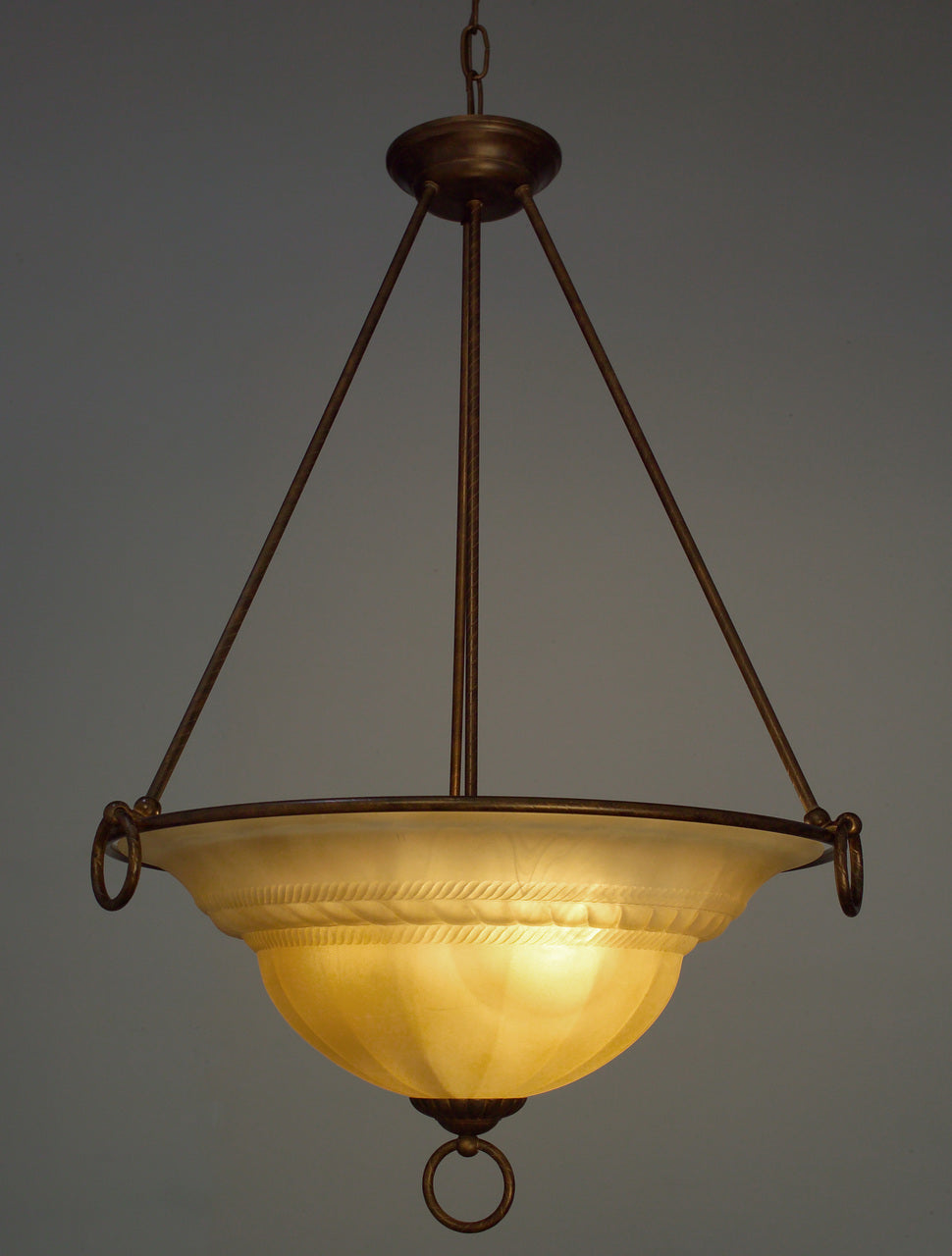 Classic Lighting 40105 EB CRM Livorno Traditional Pendant in English Bronze