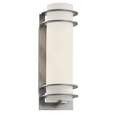Trans Globe Lighting 40205 SL 16.25" Outdoor Silver Transitional Wall Lantern