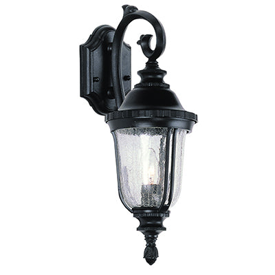 Trans Globe Lighting 4020 BC 20" Outdoor Black Copper Traditional Wall Lantern(Shown in Black Finish)