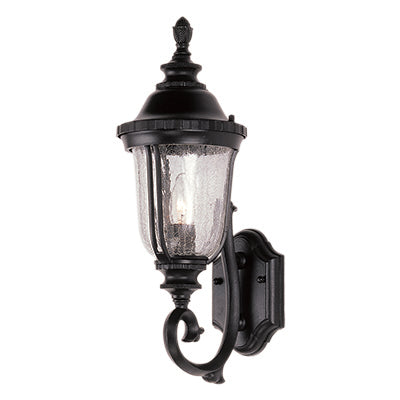 Trans Globe Lighting 4021 BK 20" Outdoor Black Traditional Wall Lantern