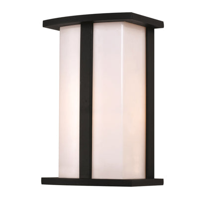 Trans Globe Lighting 40290 BK 10" Outdoor Black Contemporary Pocket Lantern