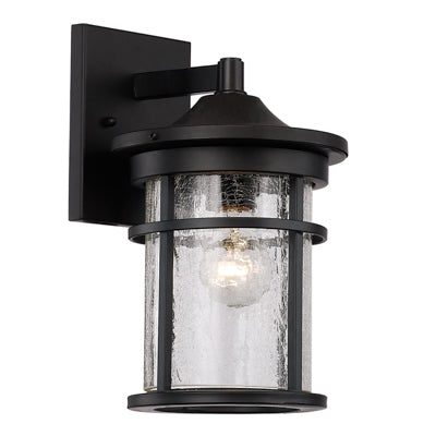 Trans Globe Lighting 40380 BK 11" Outdoor Black Transitional Wall Lantern