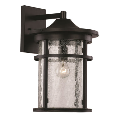 Trans Globe Lighting 40381 BK 14.5" Outdoor Black Transitional Wall Lantern