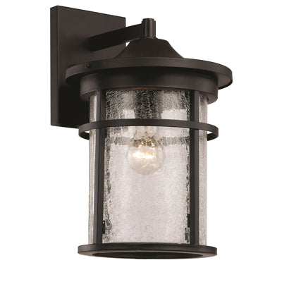 Trans Globe Lighting 40382 BK 17.75" Outdoor Black Transitional Wall Lantern