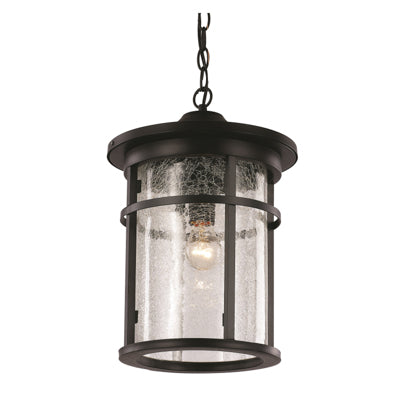 Trans Globe Lighting 40386 BK 16" Outdoor Black Transitional Hanging Lantern