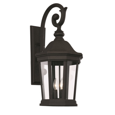 Trans Globe Lighting 40402 BK 26" Outdoor Black Traditional Wall Lantern
