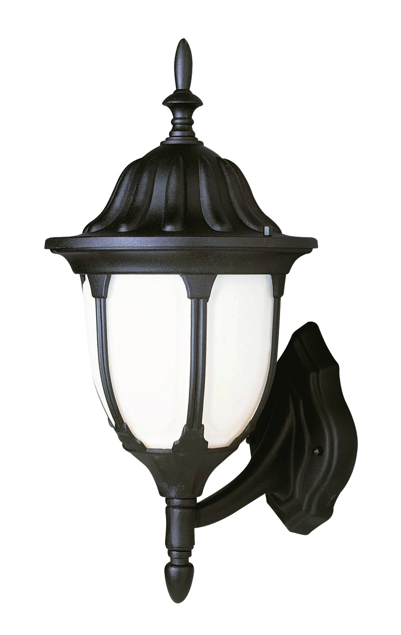 Trans Globe Lighting 4040 BK Hamilton 13" Outdoor Black Traditional Wall Lantern with Classic Landscaping Light Asthetics