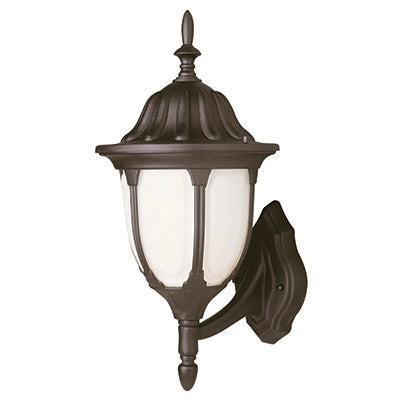 Trans Globe Lighting 4041 BC 19" Outdoor Black Copper Traditional Wall Lantern(Shown in Black Finish)