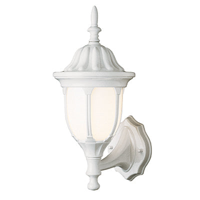 Trans Globe Lighting 4041 WH 19" Outdoor White Traditional Wall Lantern