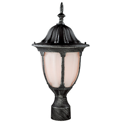 Trans Globe Lighting 4042 SWI 19" Outdoor Swedish Iron Traditional Postmount Lantern