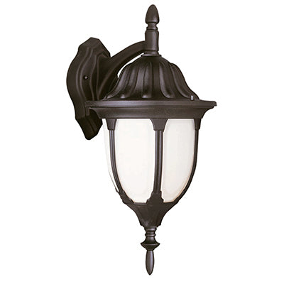 Trans Globe Lighting 4048 WH 13" Outdoor White Traditional Wall Lantern(Shown in Black Finish)