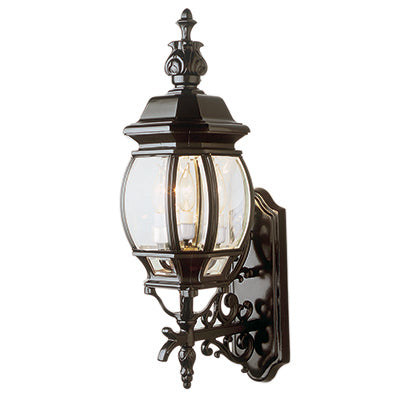 Trans Globe Lighting 4051 BC 25" Outdoor Black Copper Tuscan Wall Lantern(Shown in Black Finish)