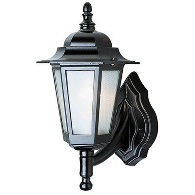 Trans Globe Lighting 4055 BC 14.5" Outdoor Black Copper Traditional Wall Lantern(Shown in Black Finish)