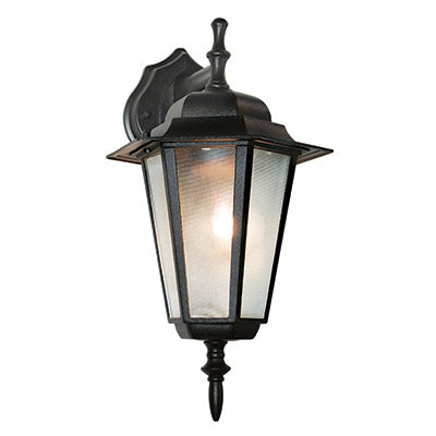 Trans Globe Lighting 4056 BC 14.5" Outdoor Black Copper Traditional Wall Lantern(Shown in Black Finish)