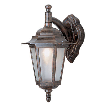 Trans Globe Lighting 4056 RT 14.5" Outdoor Rust Traditional Wall Lantern