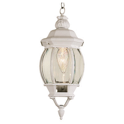 Trans Globe Lighting 4065 WH 20.5" Outdoor White Traditional Hanging Lantern