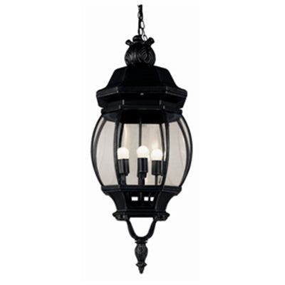 Trans Globe Lighting 4067 WH 32" Outdoor White Traditional Hanging Lantern(Shown in Black Finish)