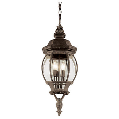 Trans Globe Lighting 4067 RT 32" Outdoor Rust  Traditional Hanging Lantern