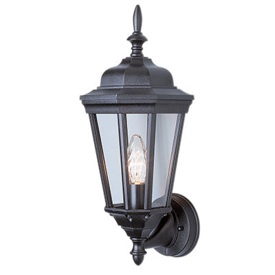 Trans Globe Lighting 4095 BC 17.25" Outdoor Black Copper Traditional Wall Lantern(Shown in Black Finish)