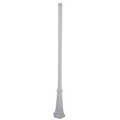 Trans Globe Lighting 4099 WH 90" Outdoor White Traditional Pole Base