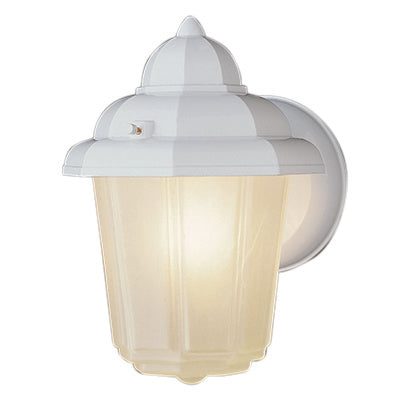 Trans Globe Lighting 4160 WH 8.5" Outdoor White Traditional Wall Lantern
