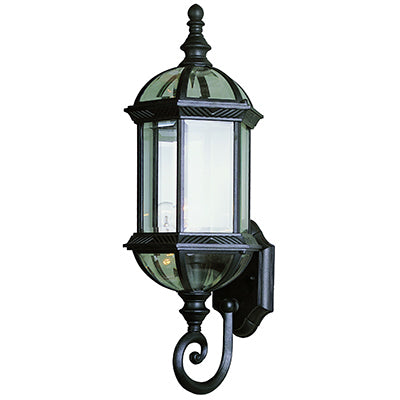 Trans Globe Lighting 4180 WH 22.25" Outdoor White Traditional Wall Lantern(Shown in Black Finish)