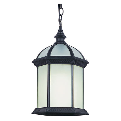 Trans Globe Lighting 4183 BK 17.5" Outdoor Black Traditional Hanging Lantern